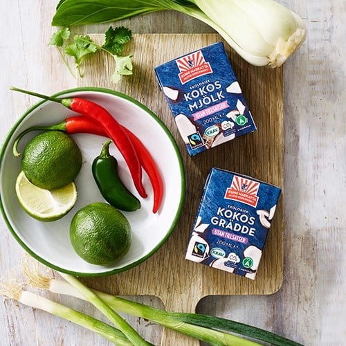 Kokosnöt: Våra produkter med kokos - Kung Markatta